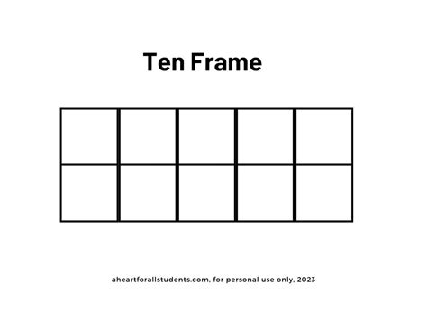 10 frame cards smart board activities|10 frame card printable.